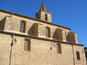 The parish church and its Burgundian bell tower
