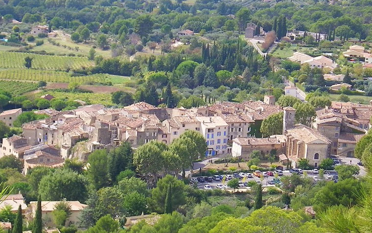 Le vieux village médiéval de Villecroze